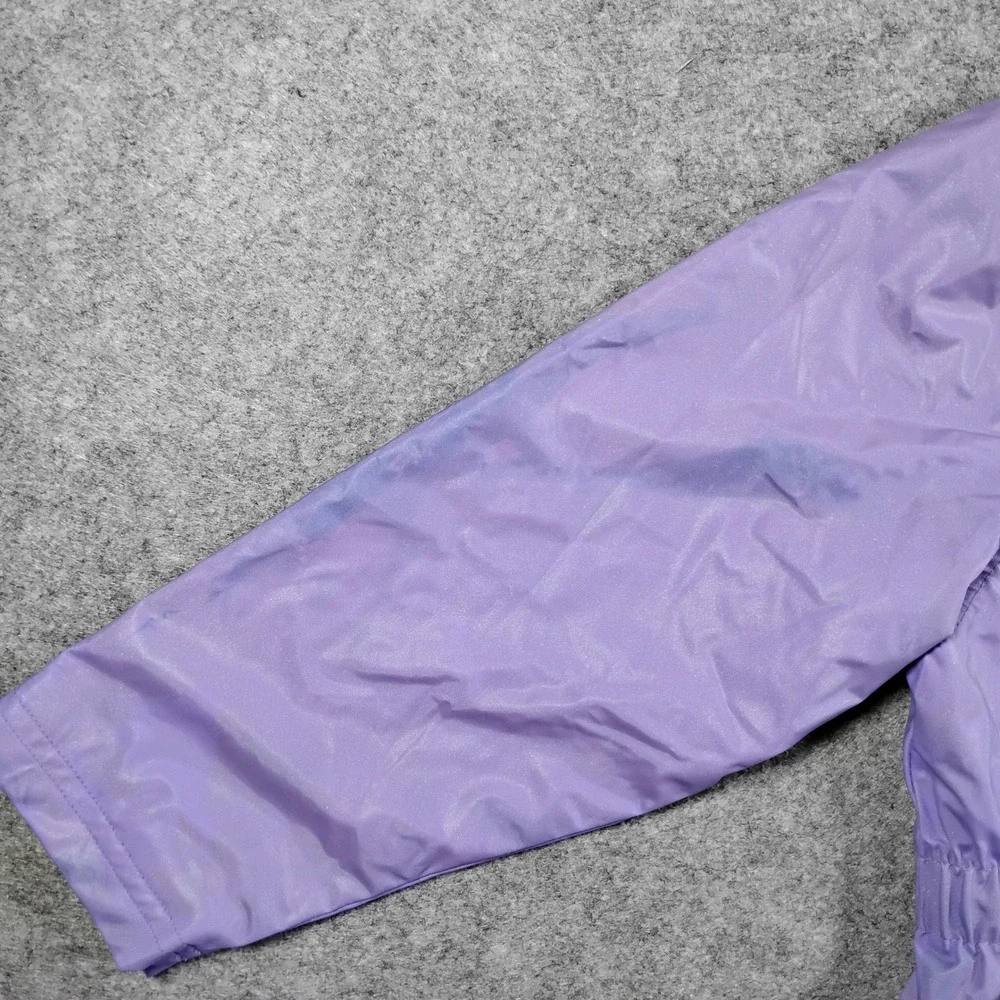 Vintage Nick Jr Dora the Explorer Girls Purple Hooded Windbreaker Jacket Size 5T